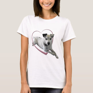 T-shirt das senhoras dos presentes do cão de Jack