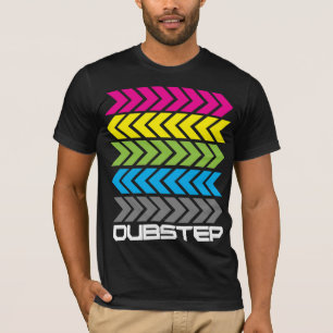 T-shirt das setas de Dubstep