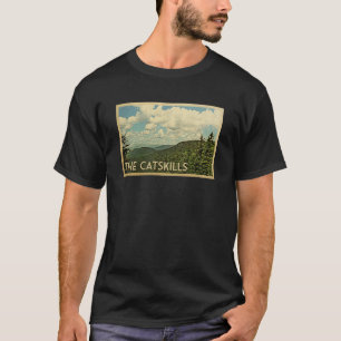 T-shirt das viagens vintage de Catskills