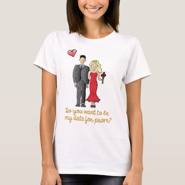 T-shirt data do baile de formatura (Frente)