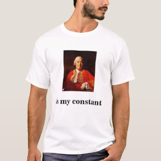 T-shirt David Hume é minha constante