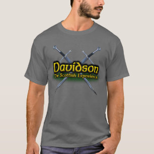 T-shirt Davidson o clã escocês da experiência