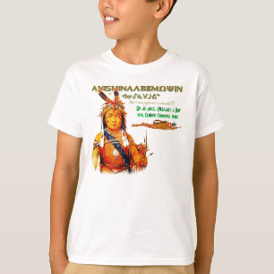T-shirt De "ᐊᓂᔑᓈᐯᒧᐎᓐ Ojibwe/Anishinaabemowin- "