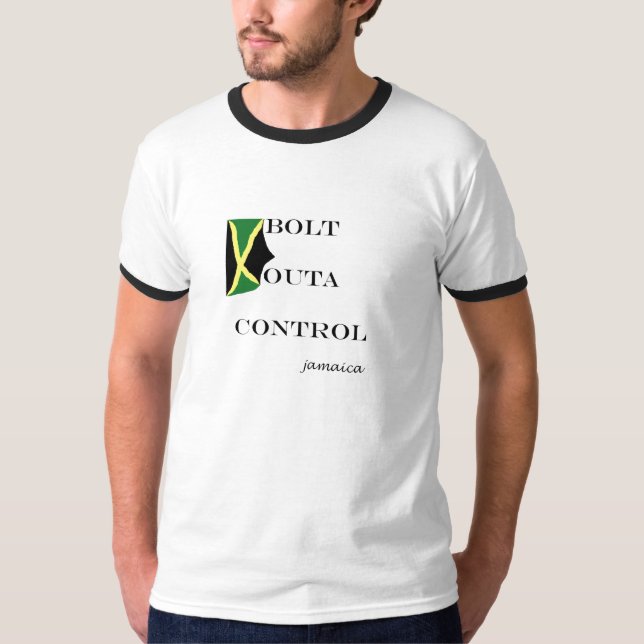 T-shirt de 058 Jamaica (campainha) do "controle de (Frente)