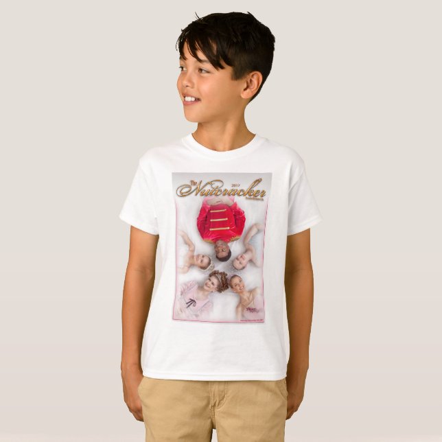 T-shirt de 2017 miúdos dos Nutcrackers (Frente Completa)