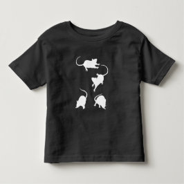 T-Shirt de 4 ratos brancos