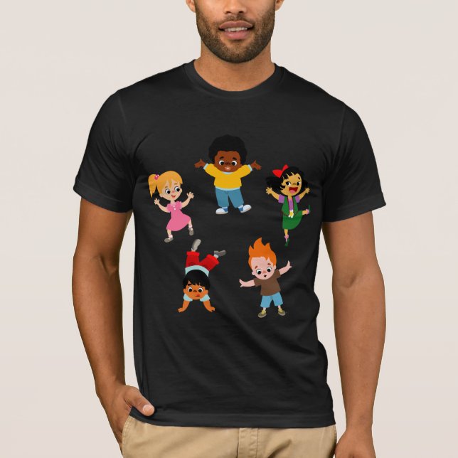 T-Shirt de 5 Crianças (Frente)