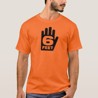T-shirt de "6 PÉS" Distanciamento Social