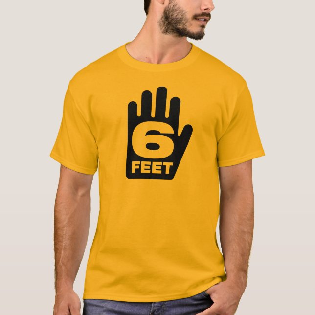 T-shirt de "6 PÉS" - GRÁFICO GRANDE (Frente)