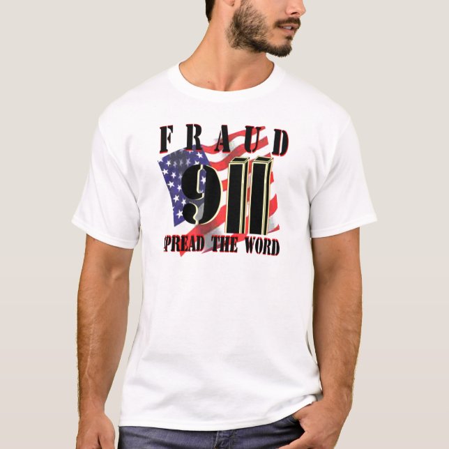 T-shirt de 9/11 de fraude (Frente)