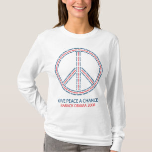 T-shirt Dê a paz uma possibilidade