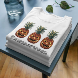 T-Shirt de Abacaxi de Verão de Verão de Verão