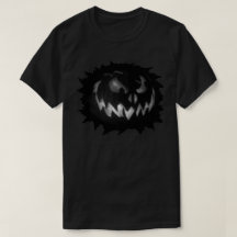 T-shirt de abóbora-noturna de médio