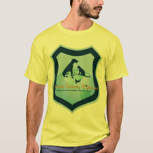 T-shirt de ACF com do cão parte traseira sobre