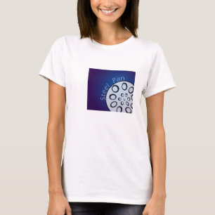 T-shirt de aço da bandeja