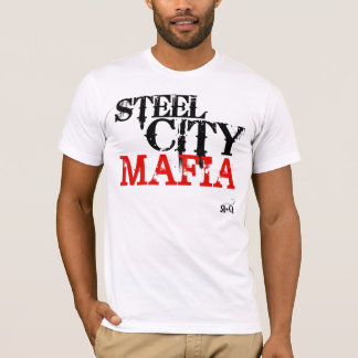 T-shirt de aço da máfia da cidade (pedido)