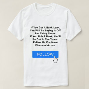 T-Shirt de Aconselhamento Financeiro
