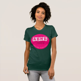 T-shirt de ADHD (tipo predominante ausente)
