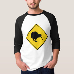 T-shirt de advertência do quivi