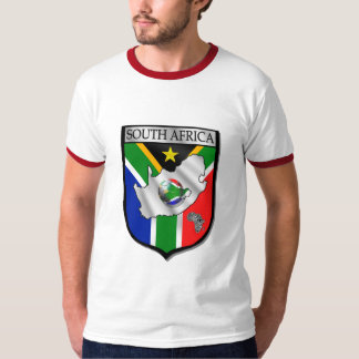 T-shirt de África do Sul da campainha dos fan de
