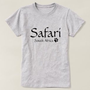 T-shirt de África do Sul do safari