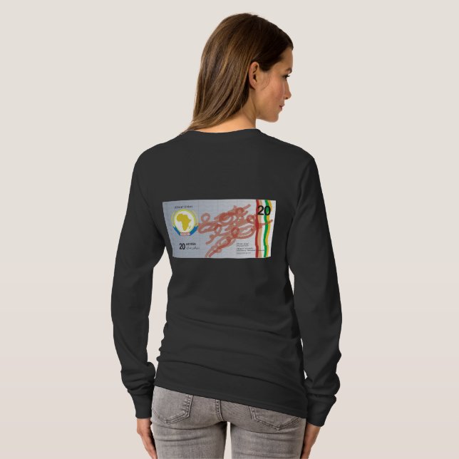 T-shirt de "AfriKin" (Parte Traseira Completa)