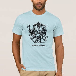 T-shirt de Ahimsa do projeto