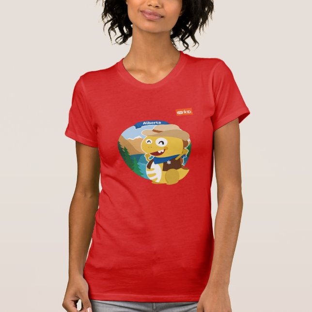 T-shirt de Alberta VIPKID (alaranjado) (Frente)