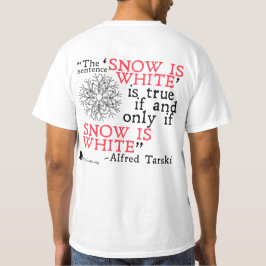 T-shirt de Alfred Tarski