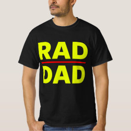 T-Shirt De Algodão De Pai Rad
