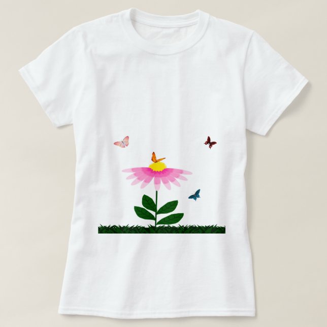 T-Shirt de Amigos da Springtime (Frente do Design)