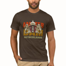 T-shirt de Amsterdão Países Baixos