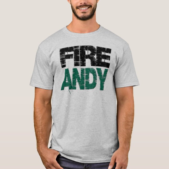 T-shirt de Andy do fogo (Frente)
