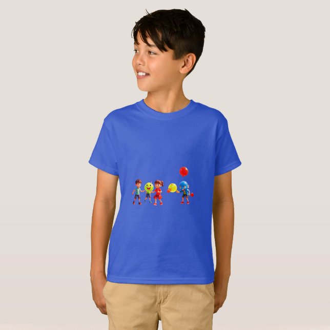 T-Shirt de animação 3D (Frente Completa)