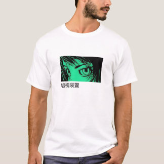 T-Shirt de Animação de Olhos Noturnos