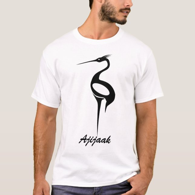 T-shirt de Anishinabek Dodem Ajijaak (Frente)