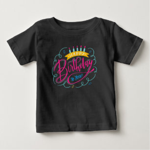 t-shirt de aniversário