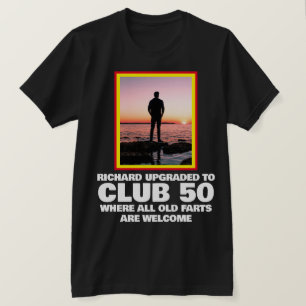 T-Shirt de aniversário de 50.º Milestone Personali