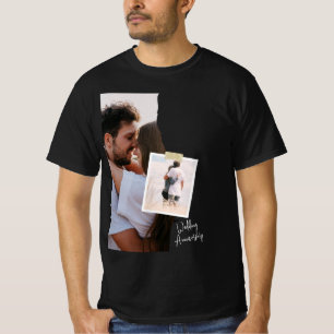 T-Shirt de Aniversário de Casamento do Livro Branc