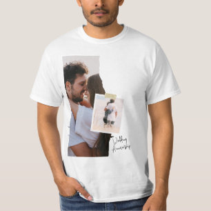 T-Shirt de Aniversário de Casamento do Livro Branc