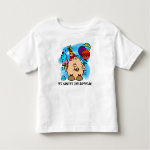 T-shirt de aniversário de Eggbert personalizável