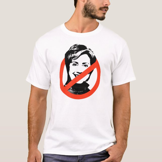 T-shirt de Anti-Hillary Clinton (Frente)