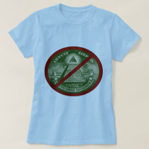T-shirt de ANTI-ILLUMINATI para mulheres