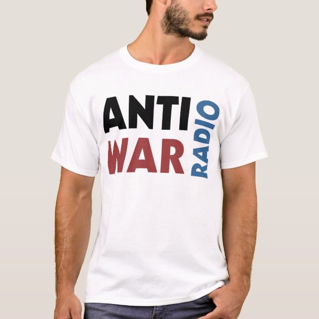 T-shirt de AntiWarRadioLogo (Frente)