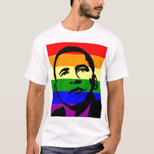 T-shirt De "apoio do casamento gay Obama "