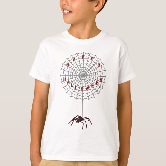 T-Shirt de Aranha Halloween (Frente)