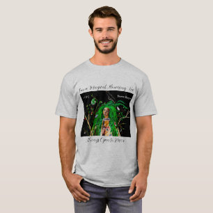T-shirt de árvore de flores mágicas