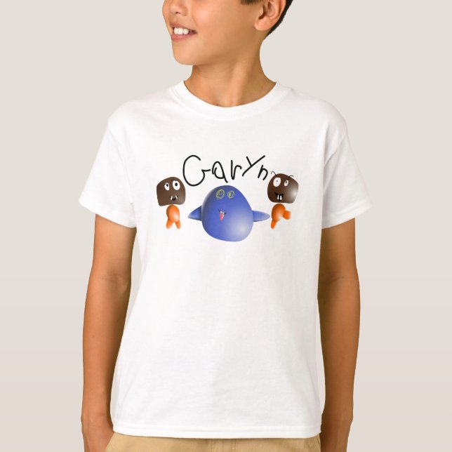 T-shirt de assinatura personalizada da Garyn (Frente)