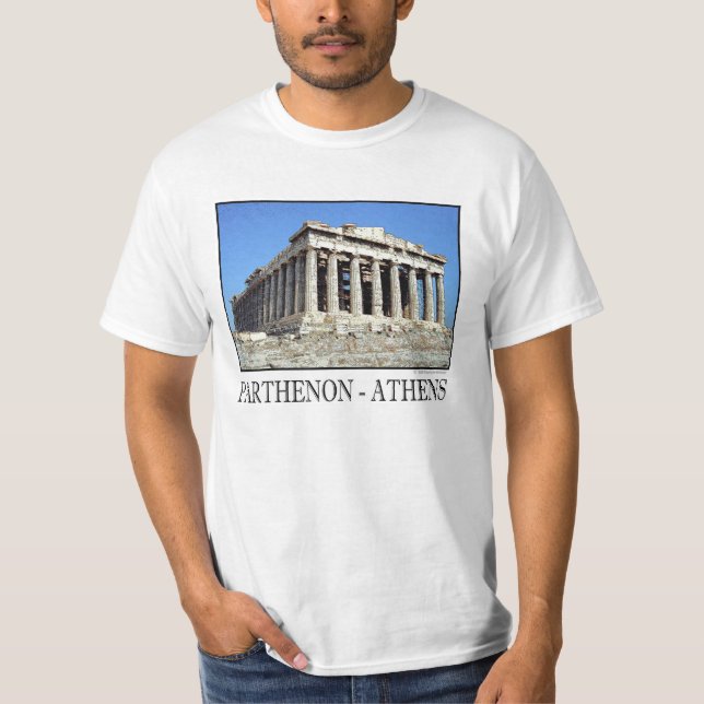 T-shirt de Atenas do Partenon (Frente)
