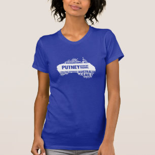 T-shirt de Austrália das fundações em cores